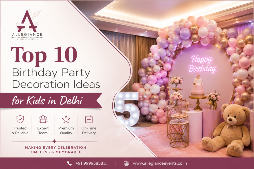 Birthday party planner in Delhi , Birthday perty decoration ideas 
